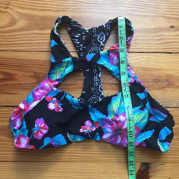 Reversible Bikini Top with Cups, EUC, S - Picture 3 of 6